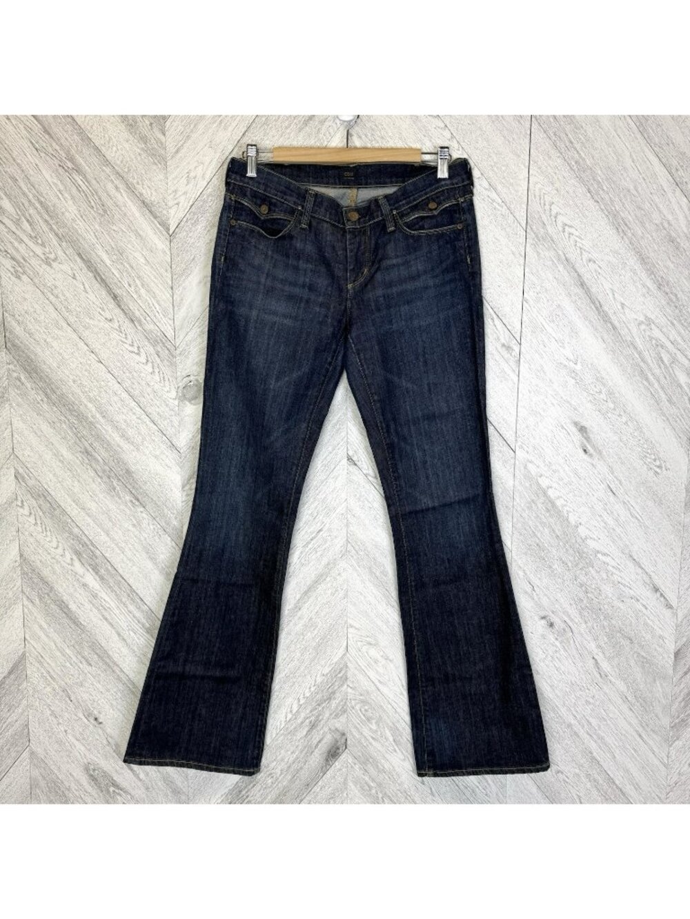 Citizens of Humanity Bootcut Jeans Womens Size 29 Dark Wash Back Flap Pockets